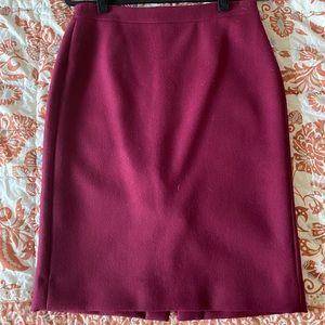 Jcrew no 2 wool pencil skirt size 4